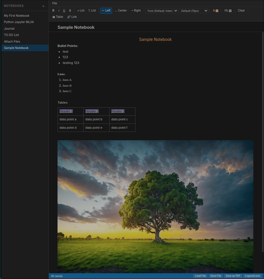Claude Code Project – Notes App